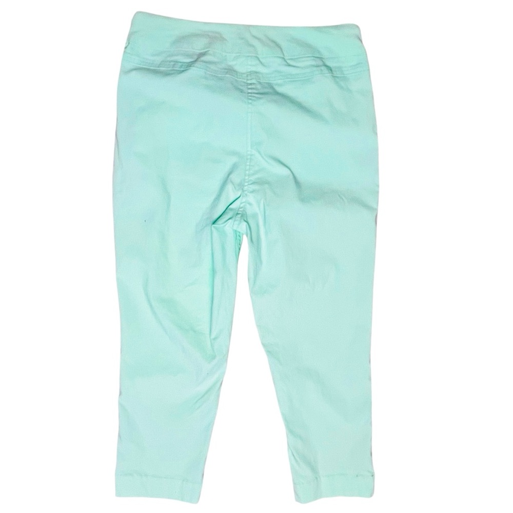 Lulu-B Ankle Pants Green Pull On Stretchy Sz 8 NWOT - Picture 4 of 11